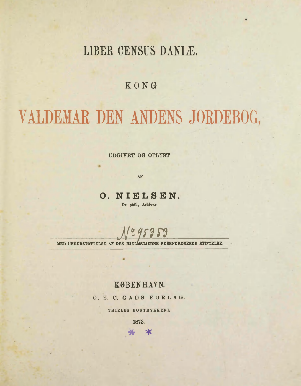 Valdemars Jordebog