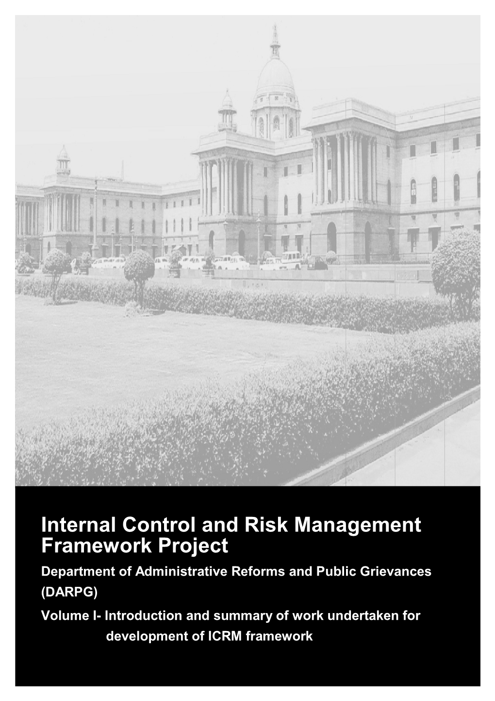 Internal Control and Risk Management Framework Project