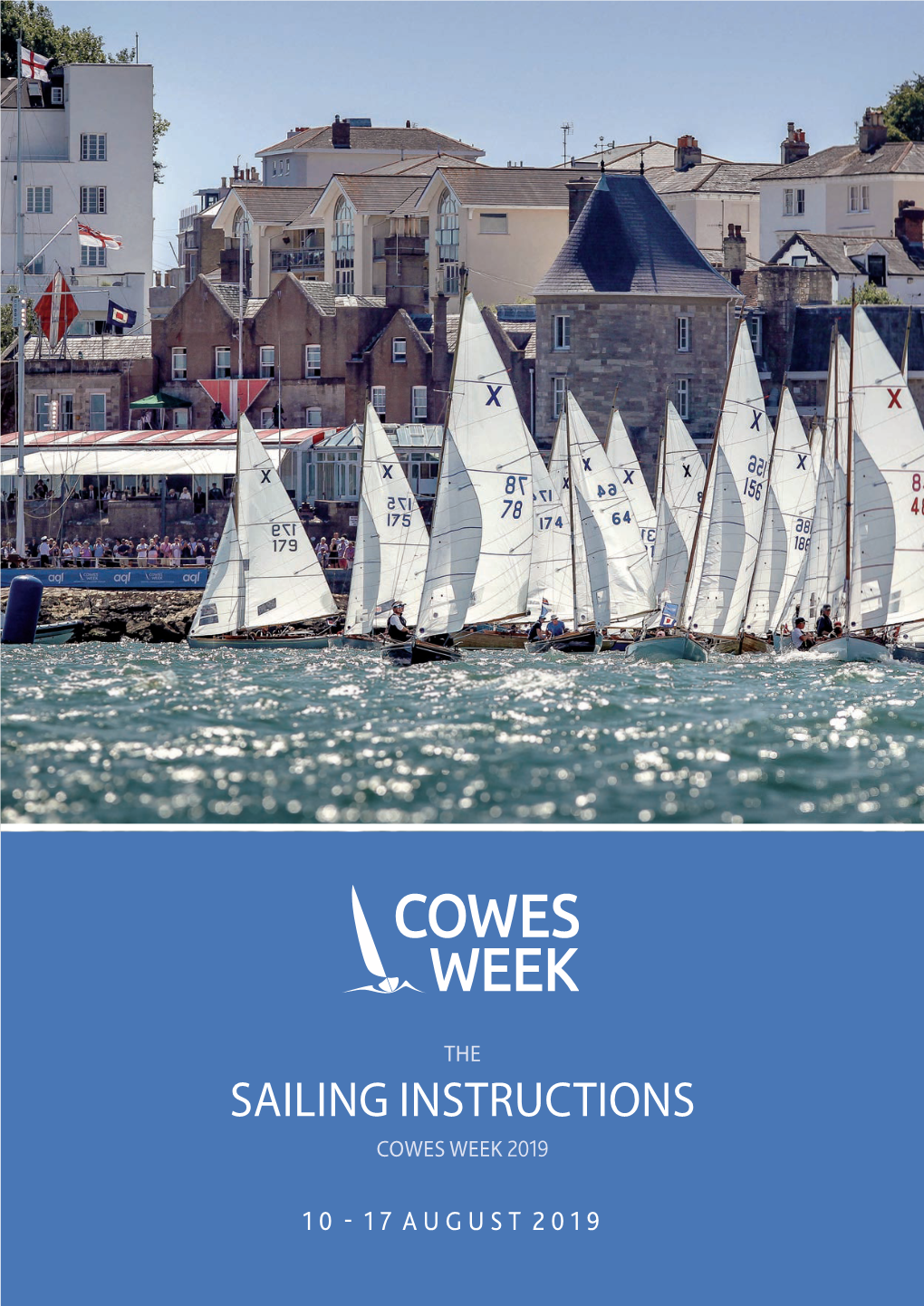 Sailing Instructions Cowes Week 2019