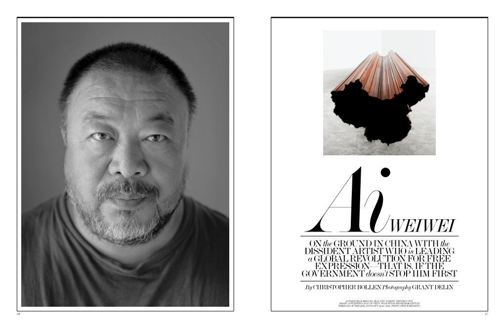 Ai Weiwei in Beijing, May 2013