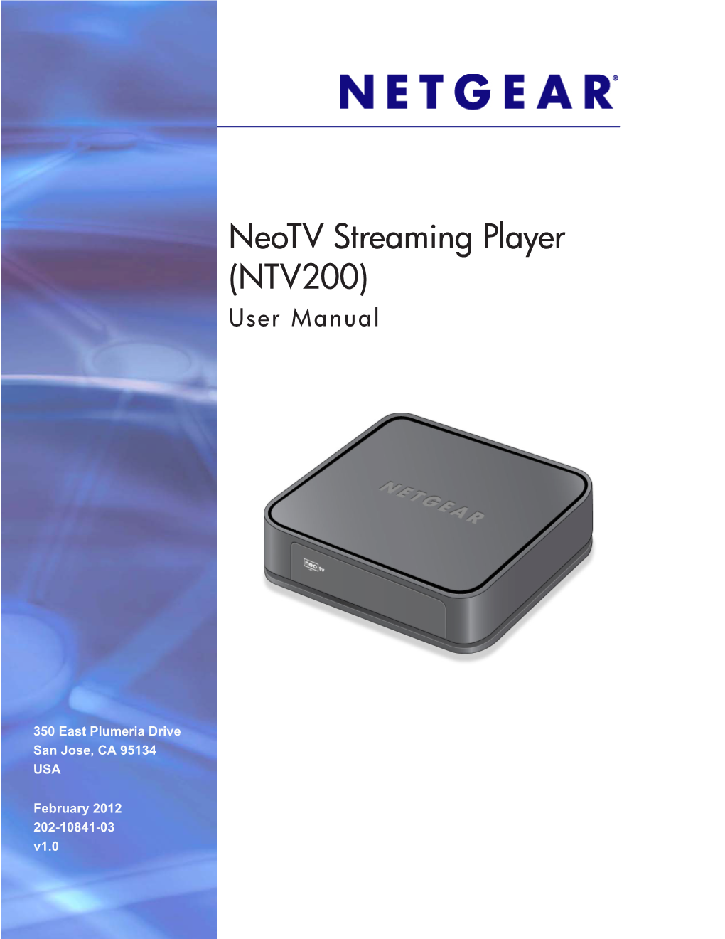 Neotv Streaming Player (NTV200) User Manual