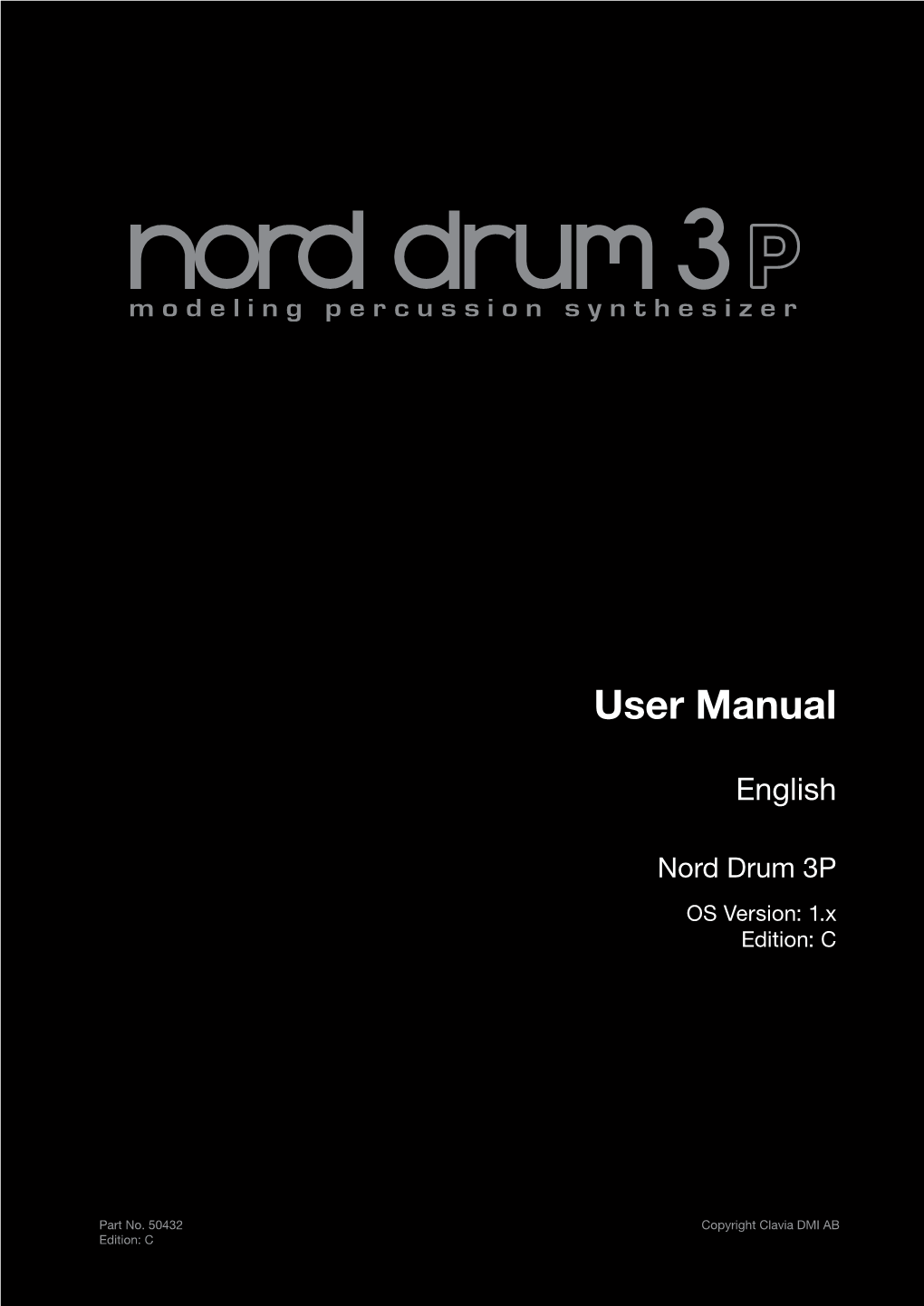 Nord Drum 3P English User Manual V1.X Edition C.Pdf