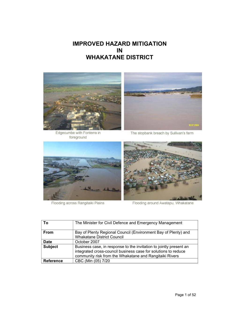 Improved Hazard Mitigation in Whakatane District