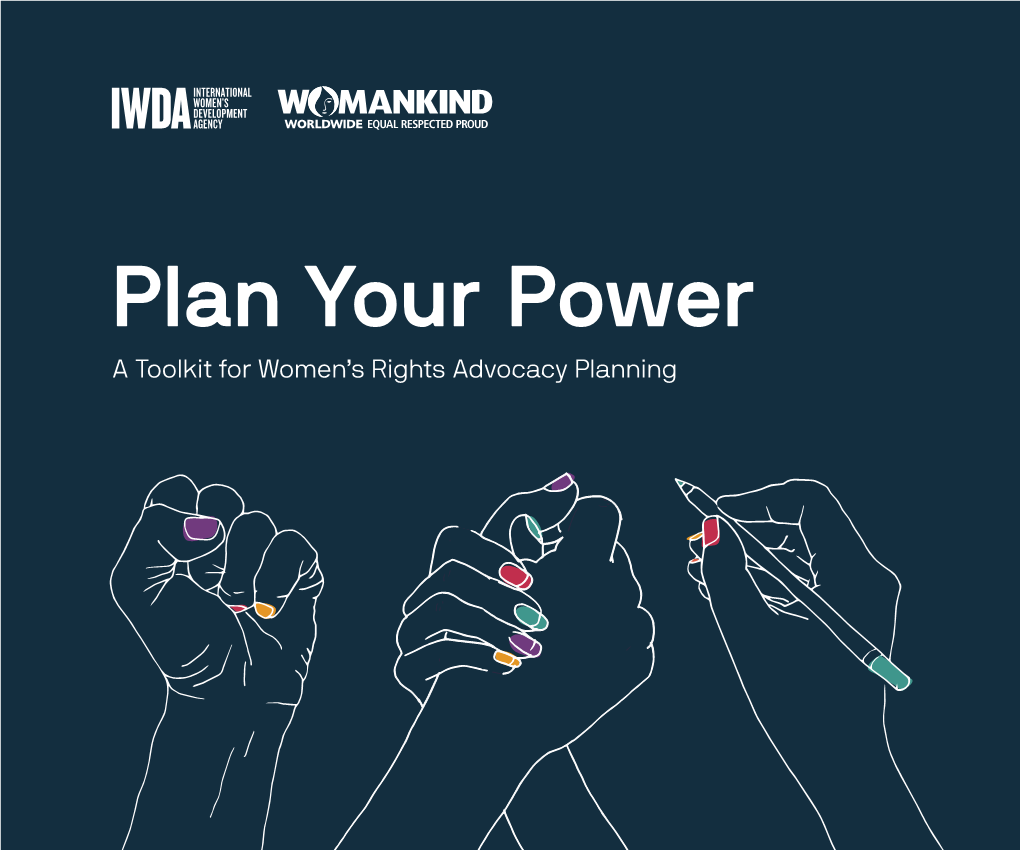 Plan Your Power a Toolkit for Women's Rights Advocacy Planning