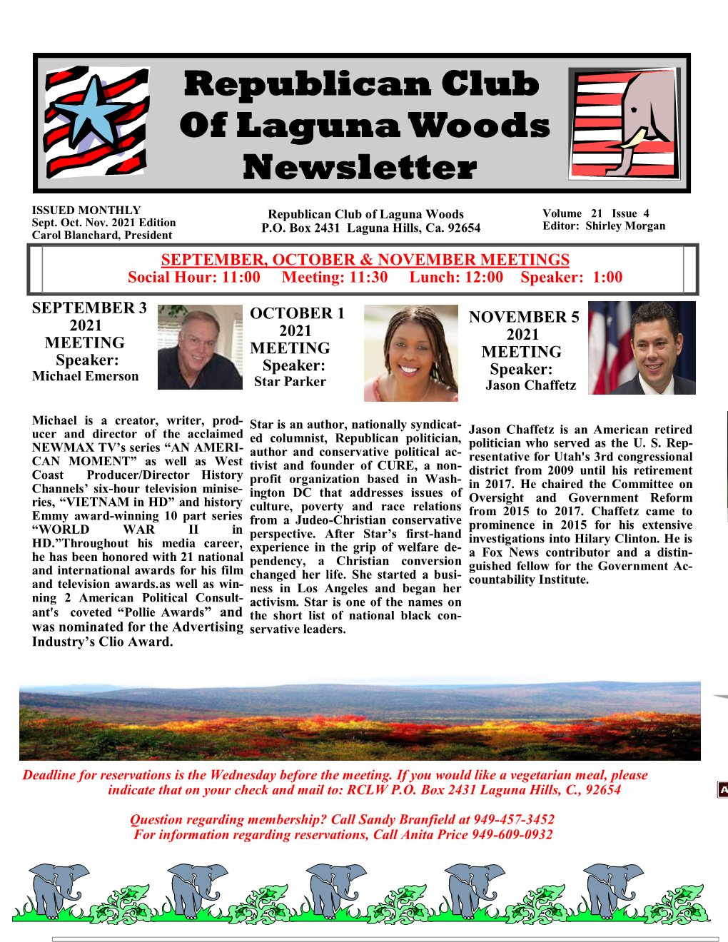 Republican Club of Laguna Woods Newsletter