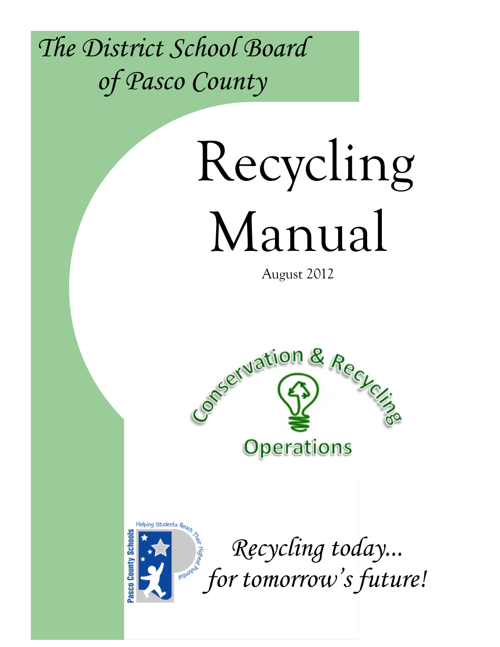 Recycling Manual August 2012