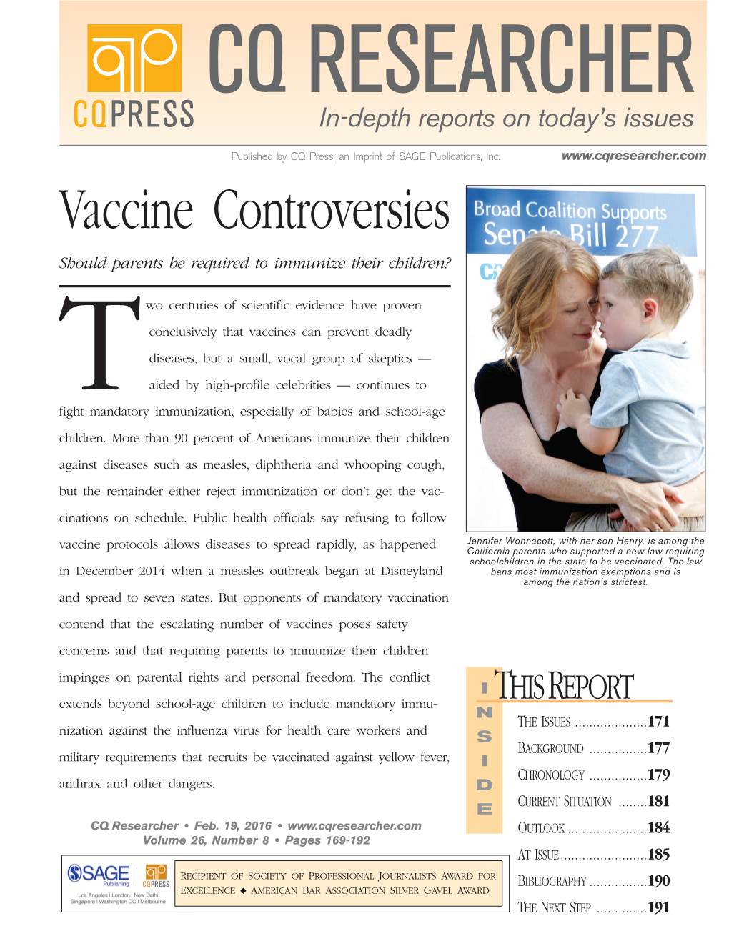 CQR Vaccine Controversies