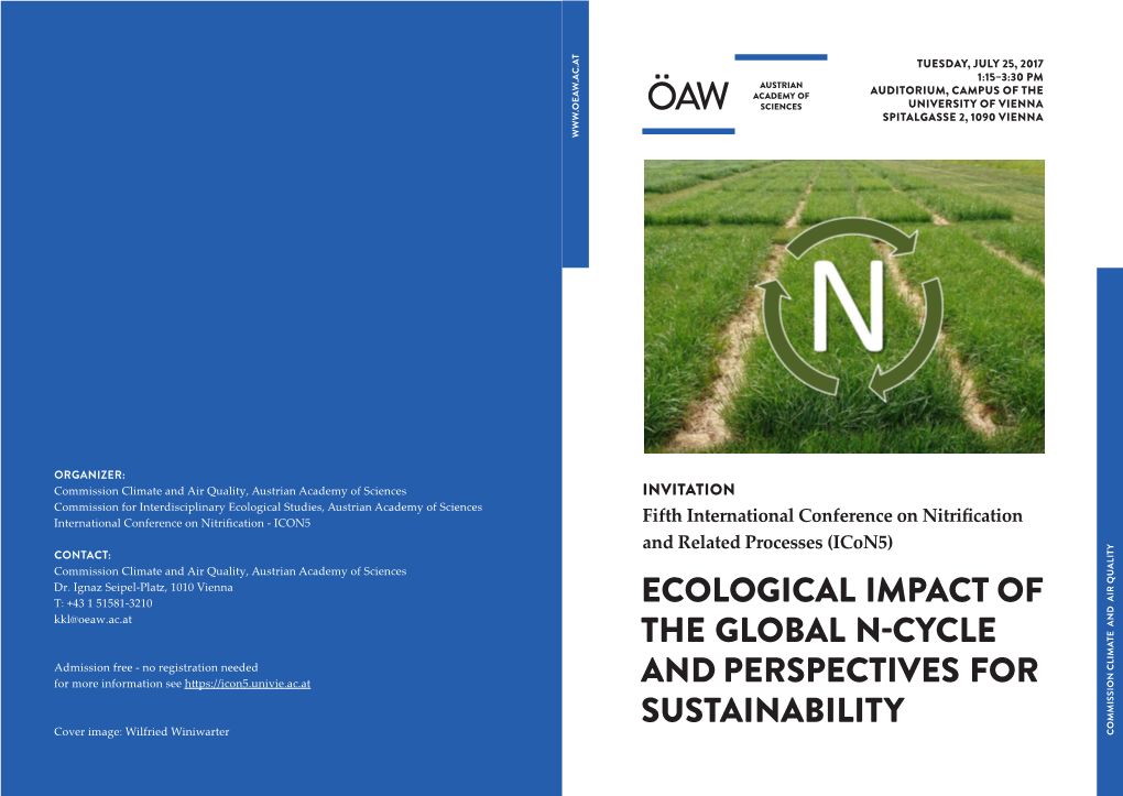 Ecological Impact of the Global N-Cycle And