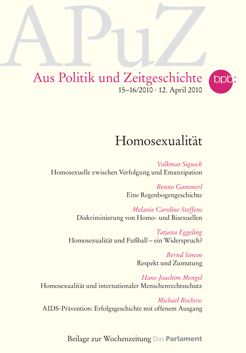 Homosexualität