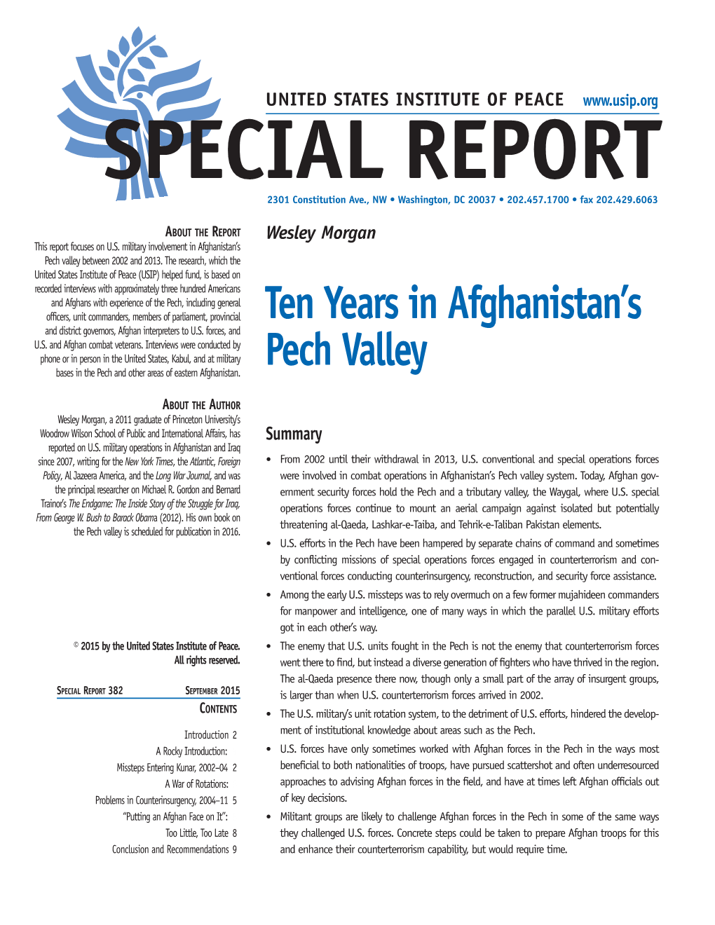 Ten Years in Afghanistan's Pech Valley