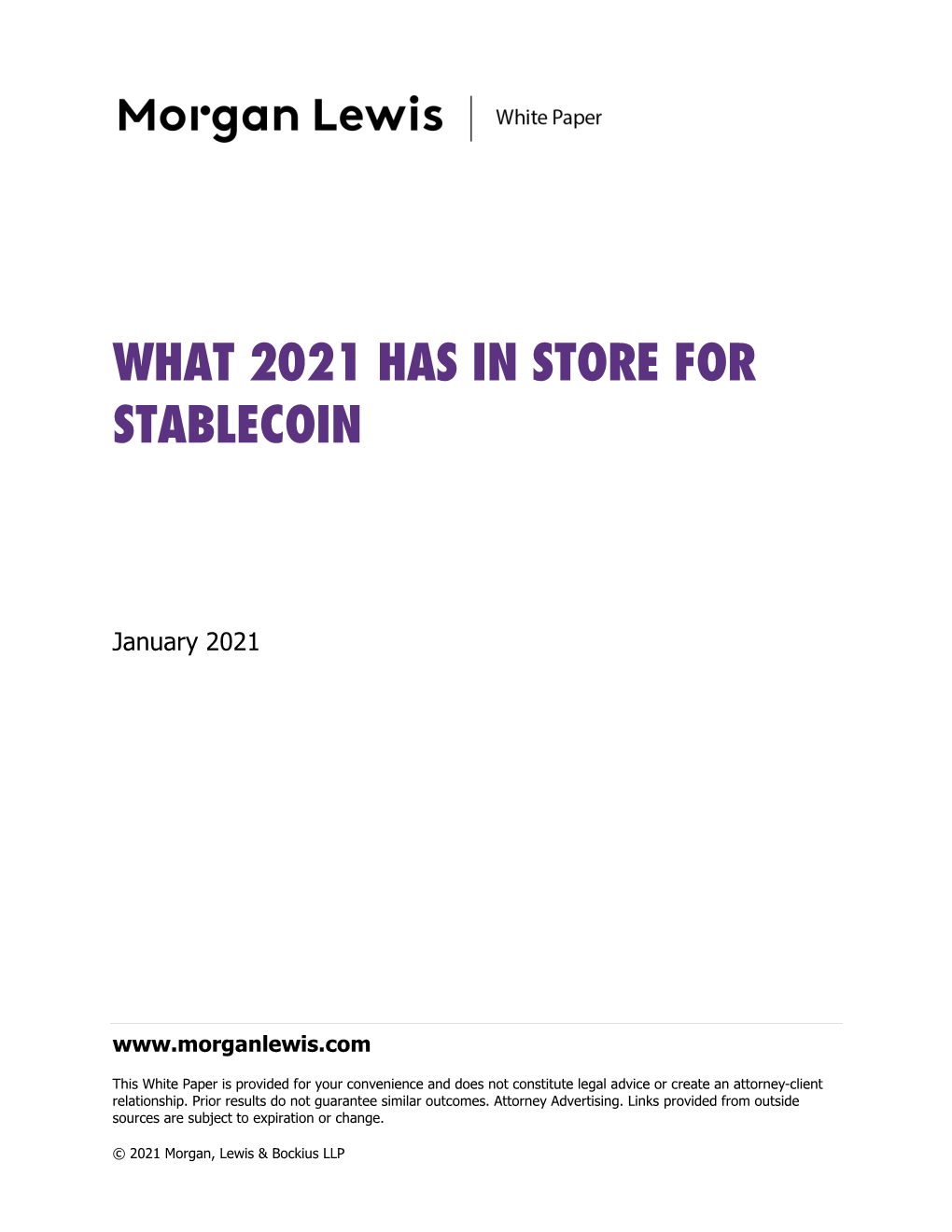 What 2021 Has in Store for Stablecoin