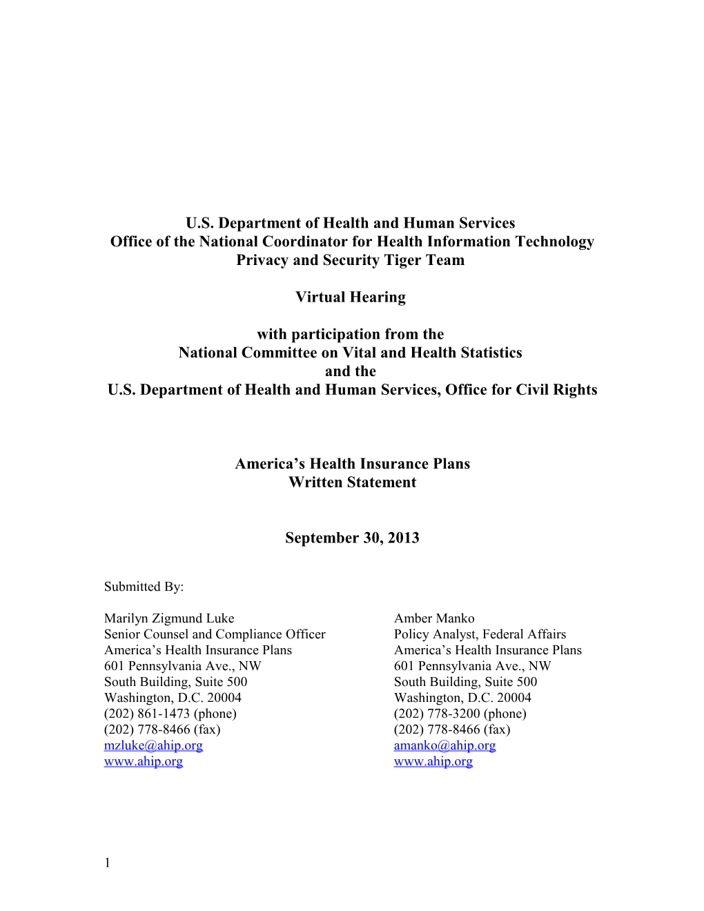 U.S. Department of Health and Human Services s18