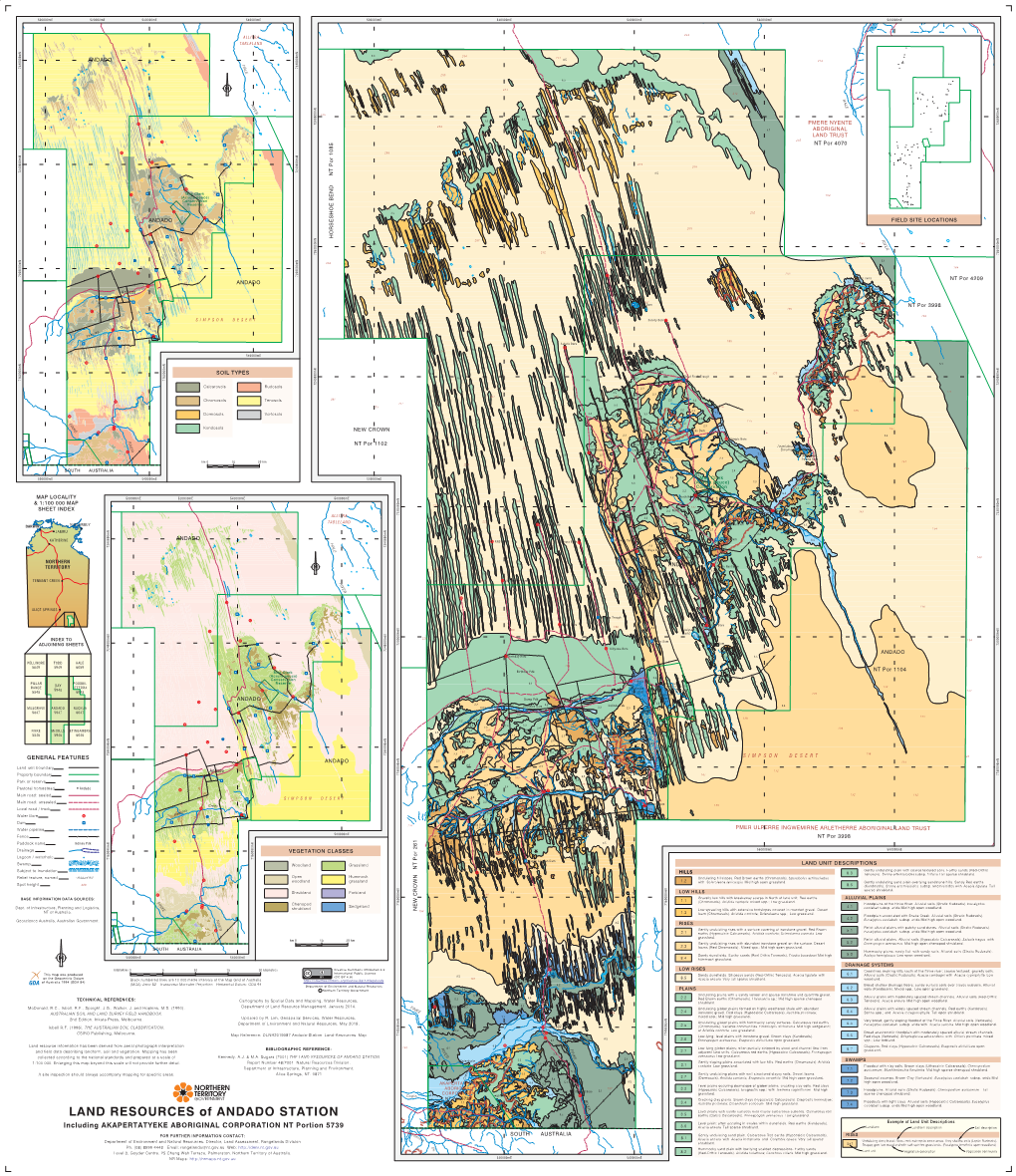 LAND RESOURCES of ANDADO STATION Avenaceus Low Grassland