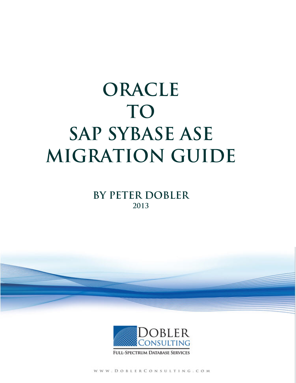 Oracle to Sap Sybase Ase Migration Guide