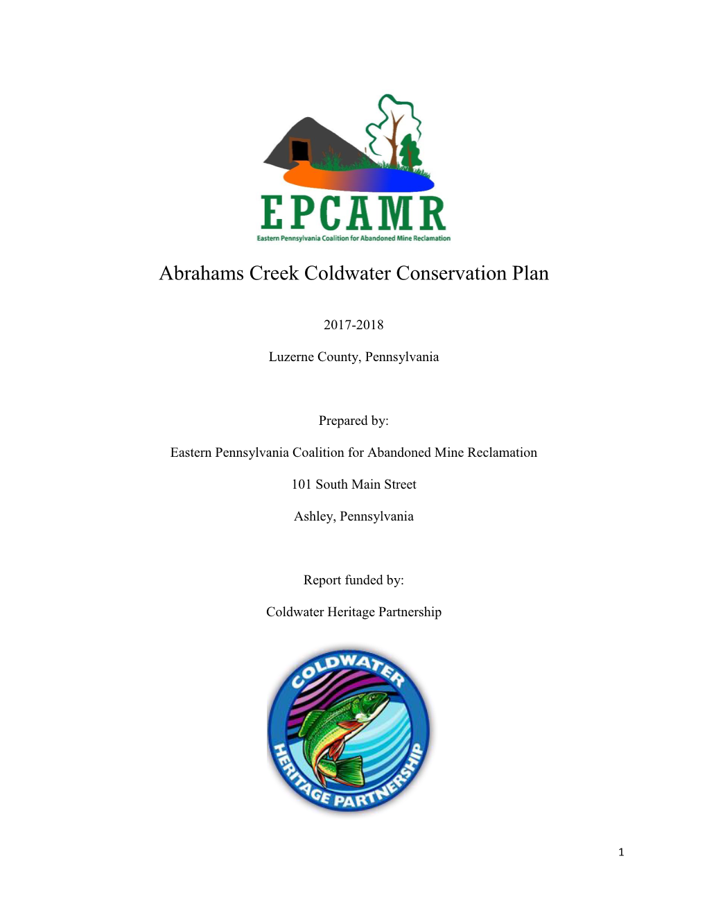Abrahams Creek Coldwater Conservation Plan