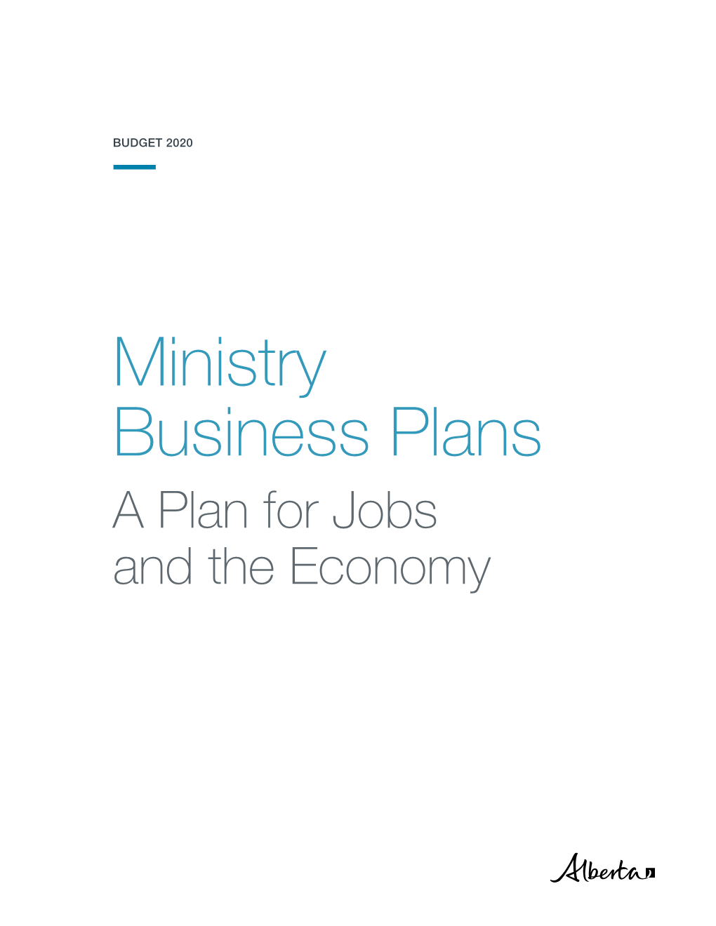 2020-23 Ministry Business Plans