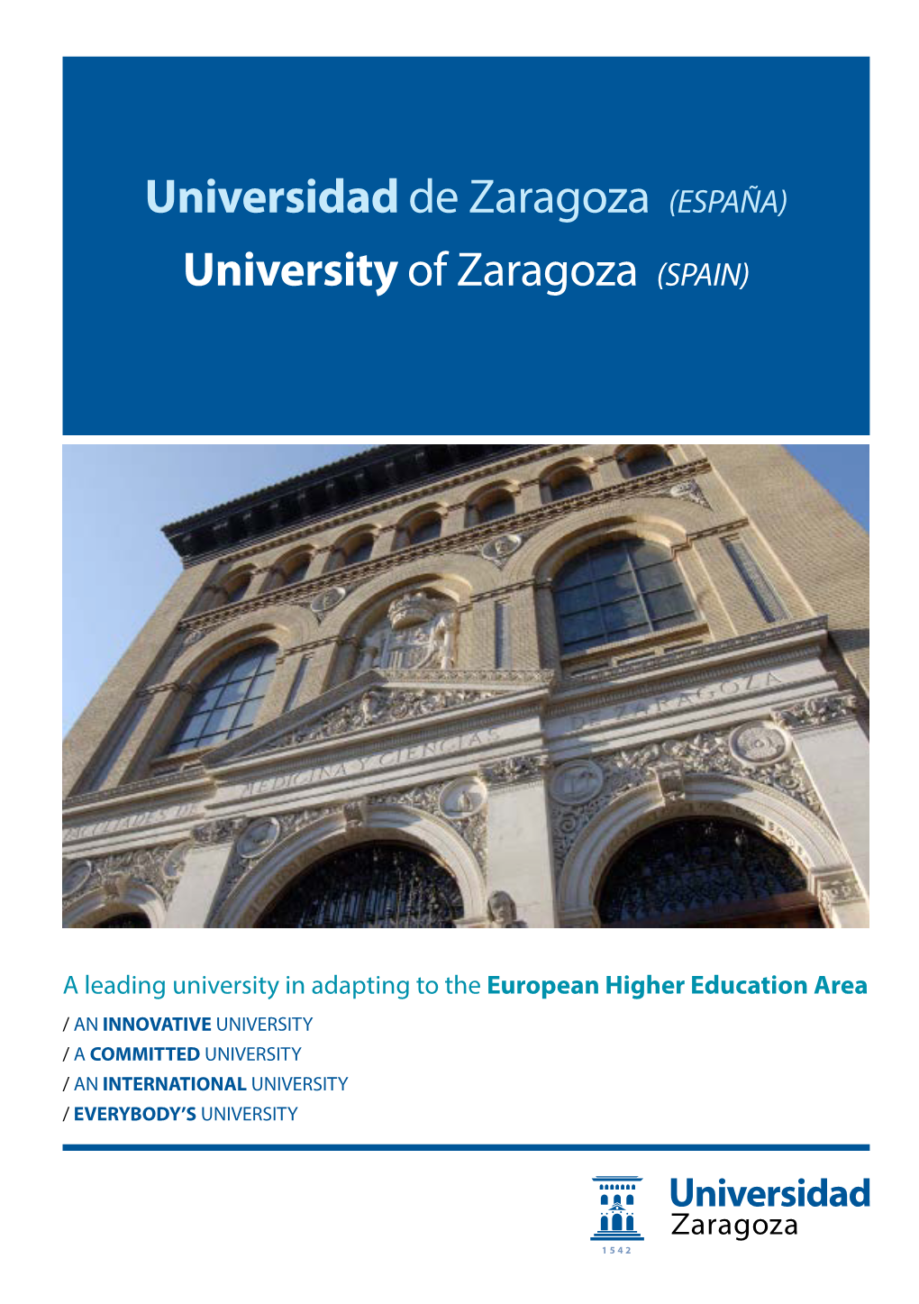 ESPAÑA) University of Zaragoza (SPAIN