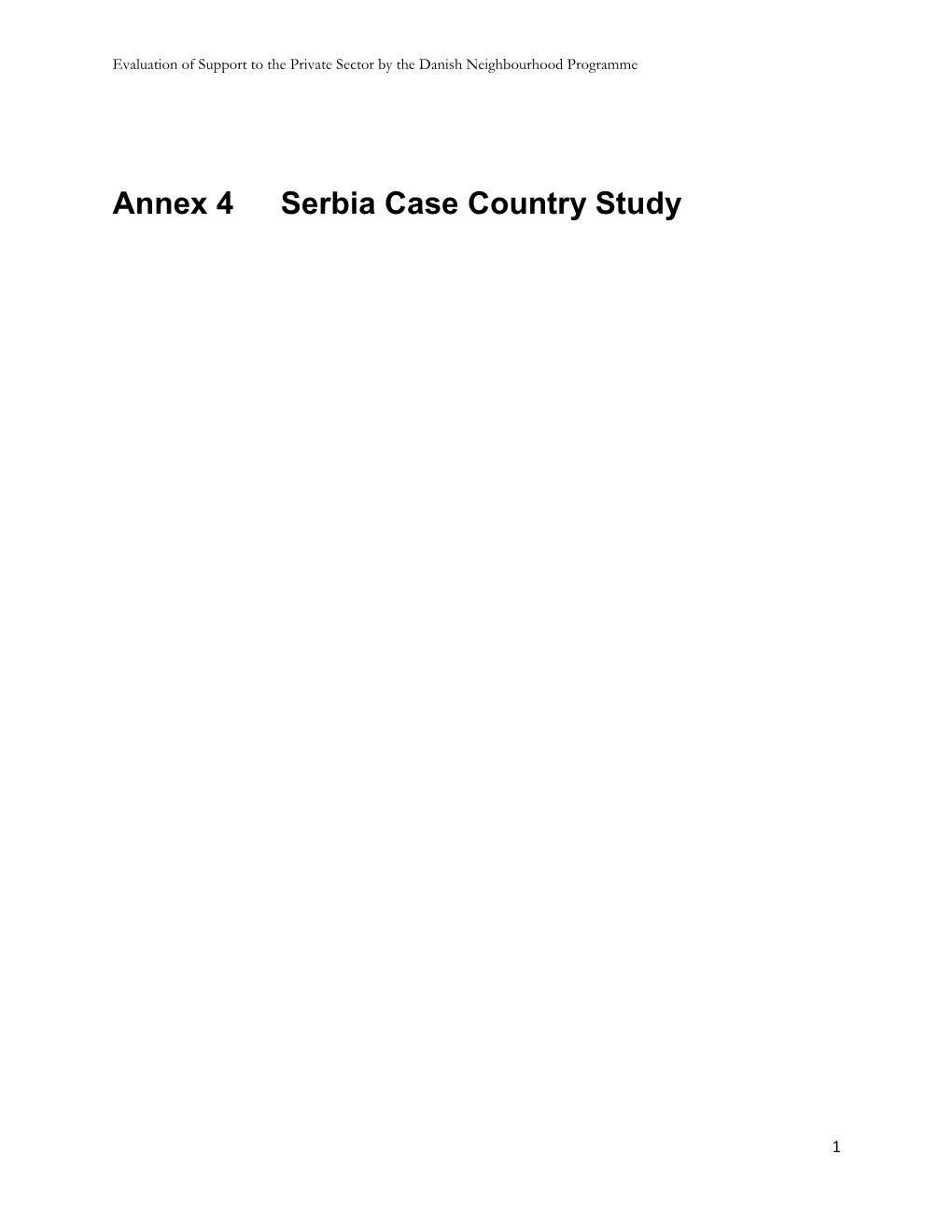 Annex 4 Serbia Case Country Study