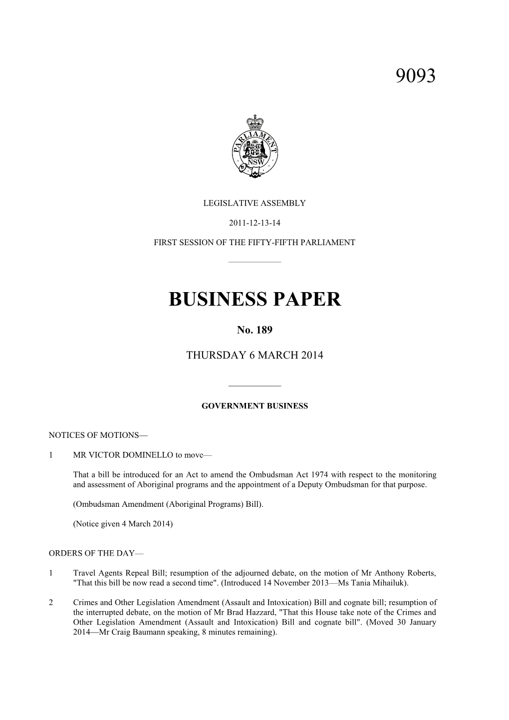 9093 Business Paper