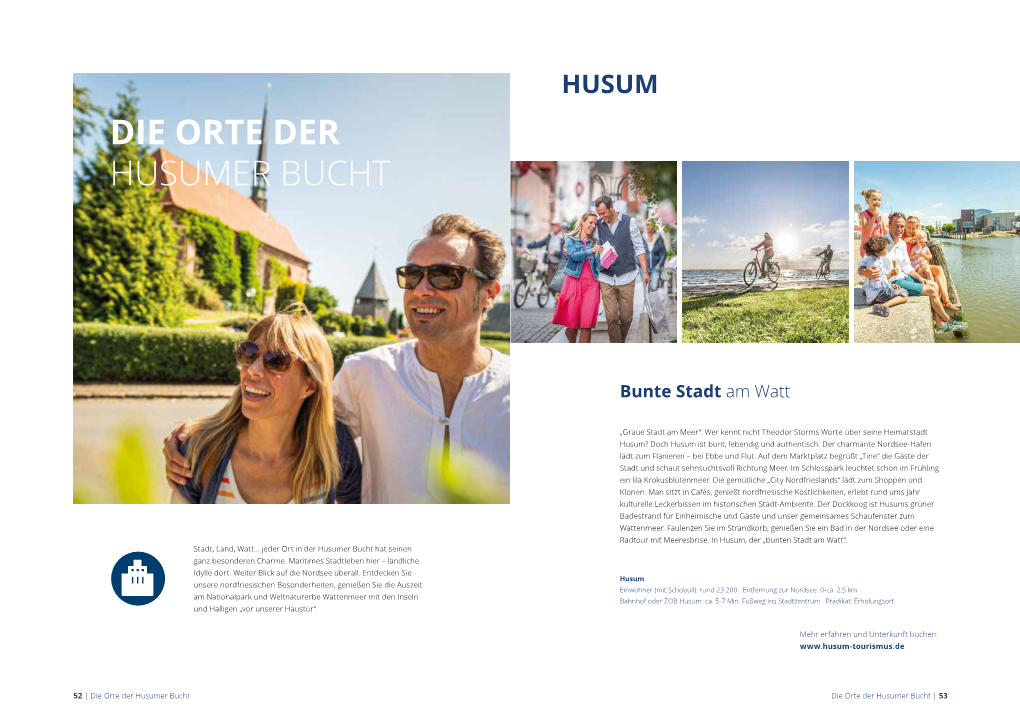 Urlaubsmagazin Husumer Bucht 2021 Orte