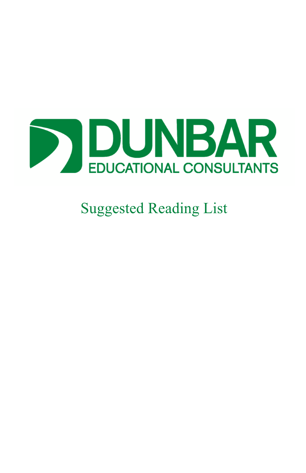 Dunbar Reading List