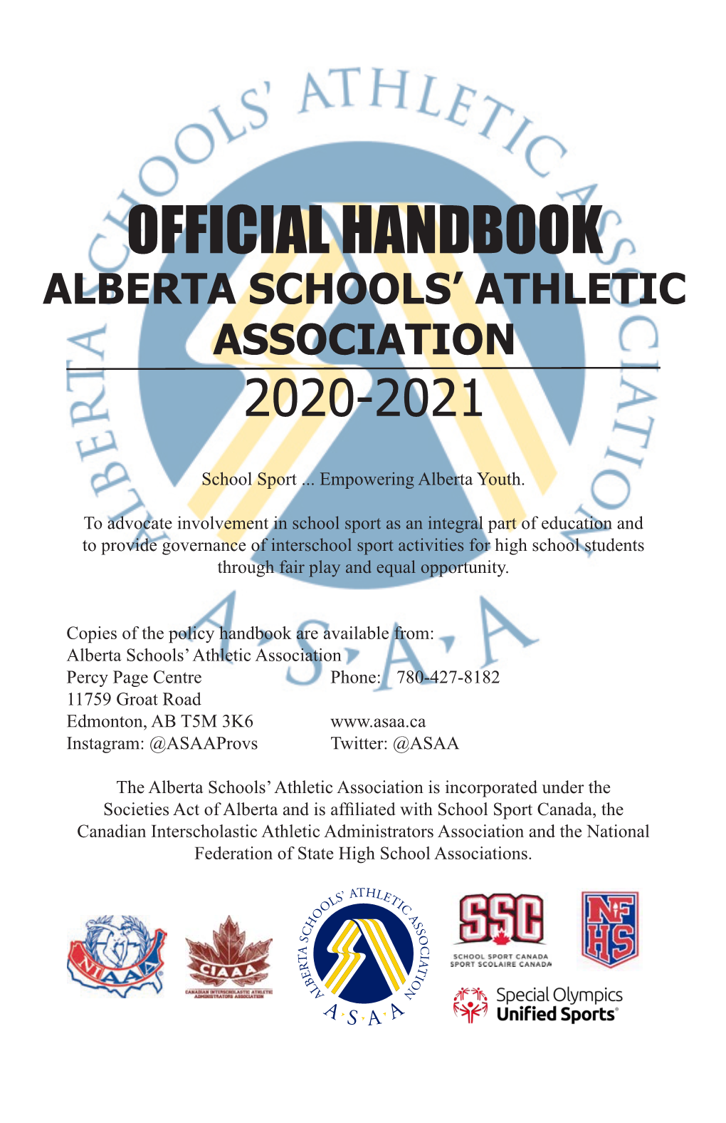 2020-21 ASAA Policy Handbook