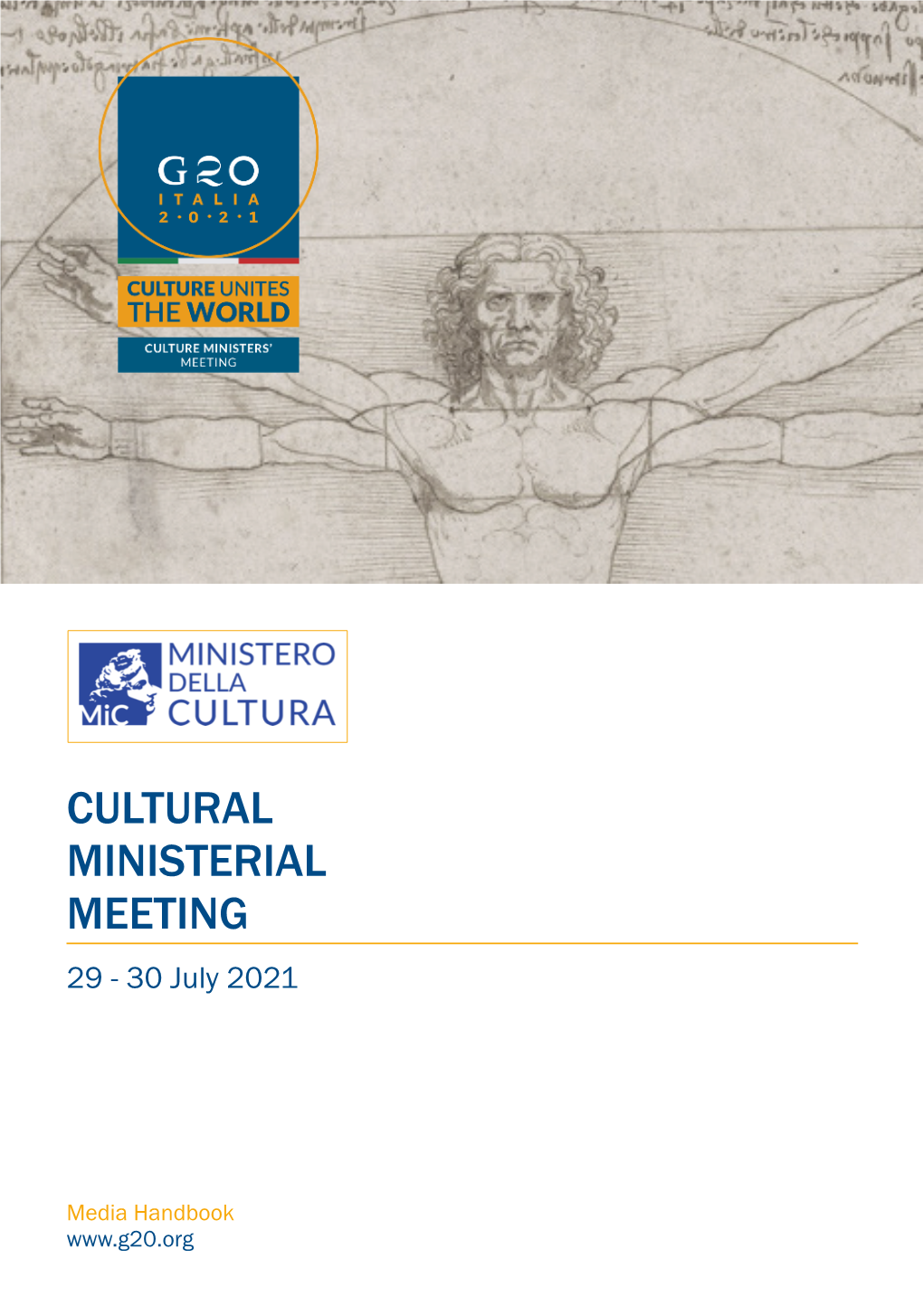 CULTURAL MINISTERIAL MEETING 29 - 30 July 2021