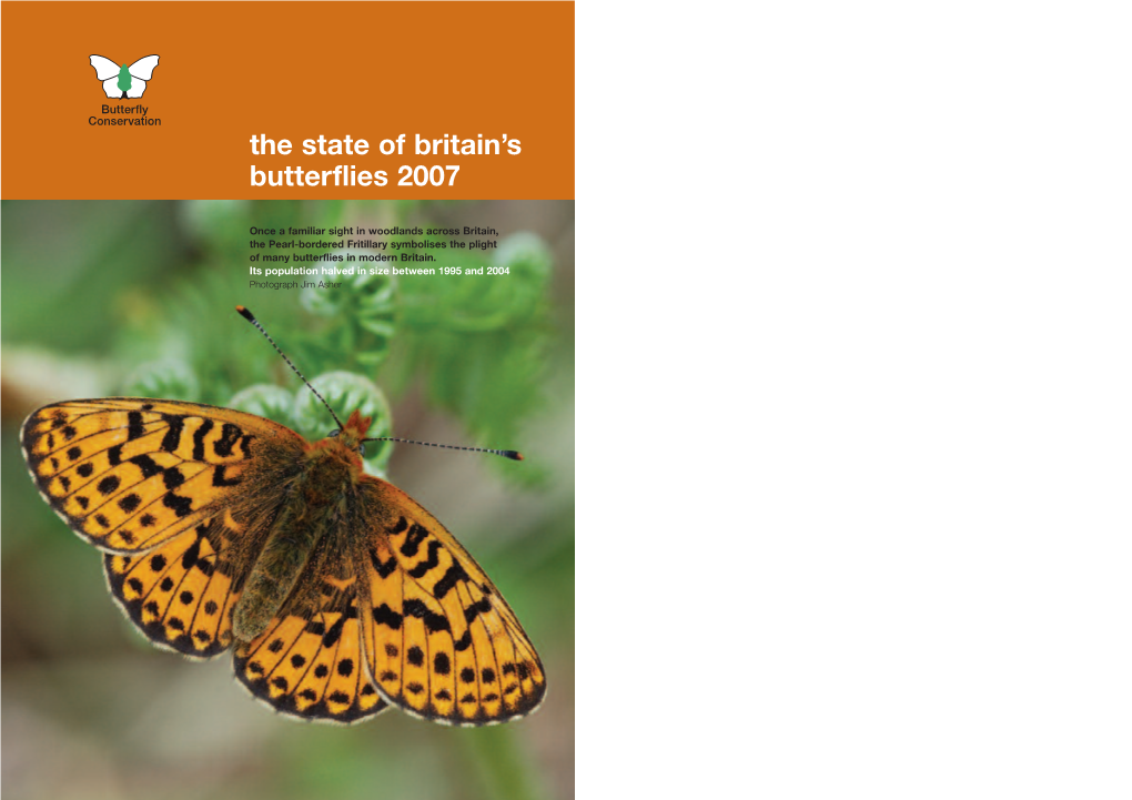 The State of Britain's Butterflies 2007