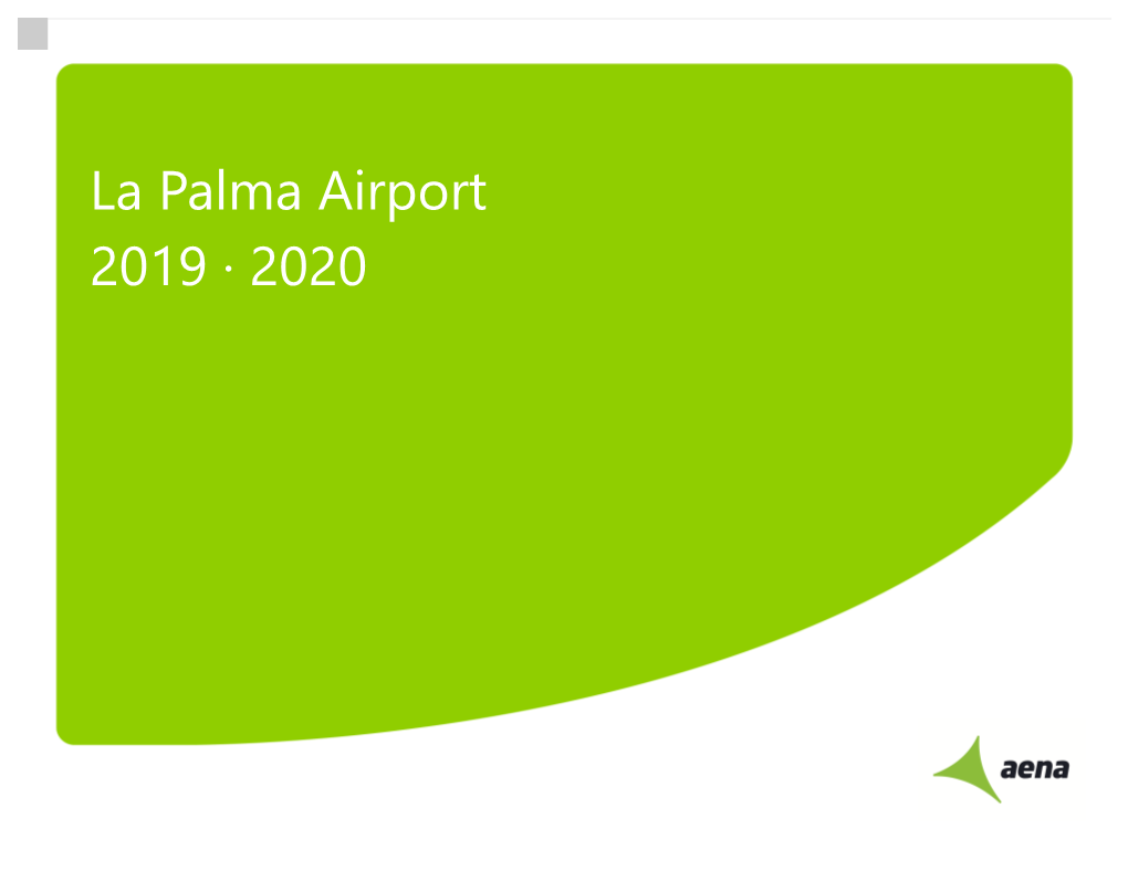 La Palma Airport 2019 · 2020