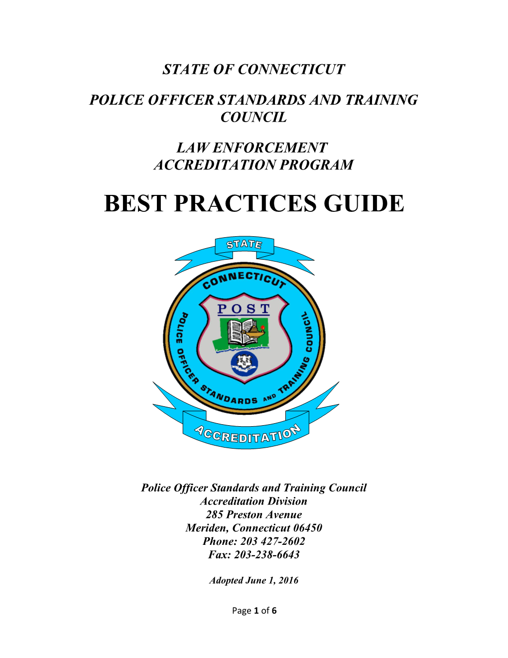 Police Officer Standards and Training Council