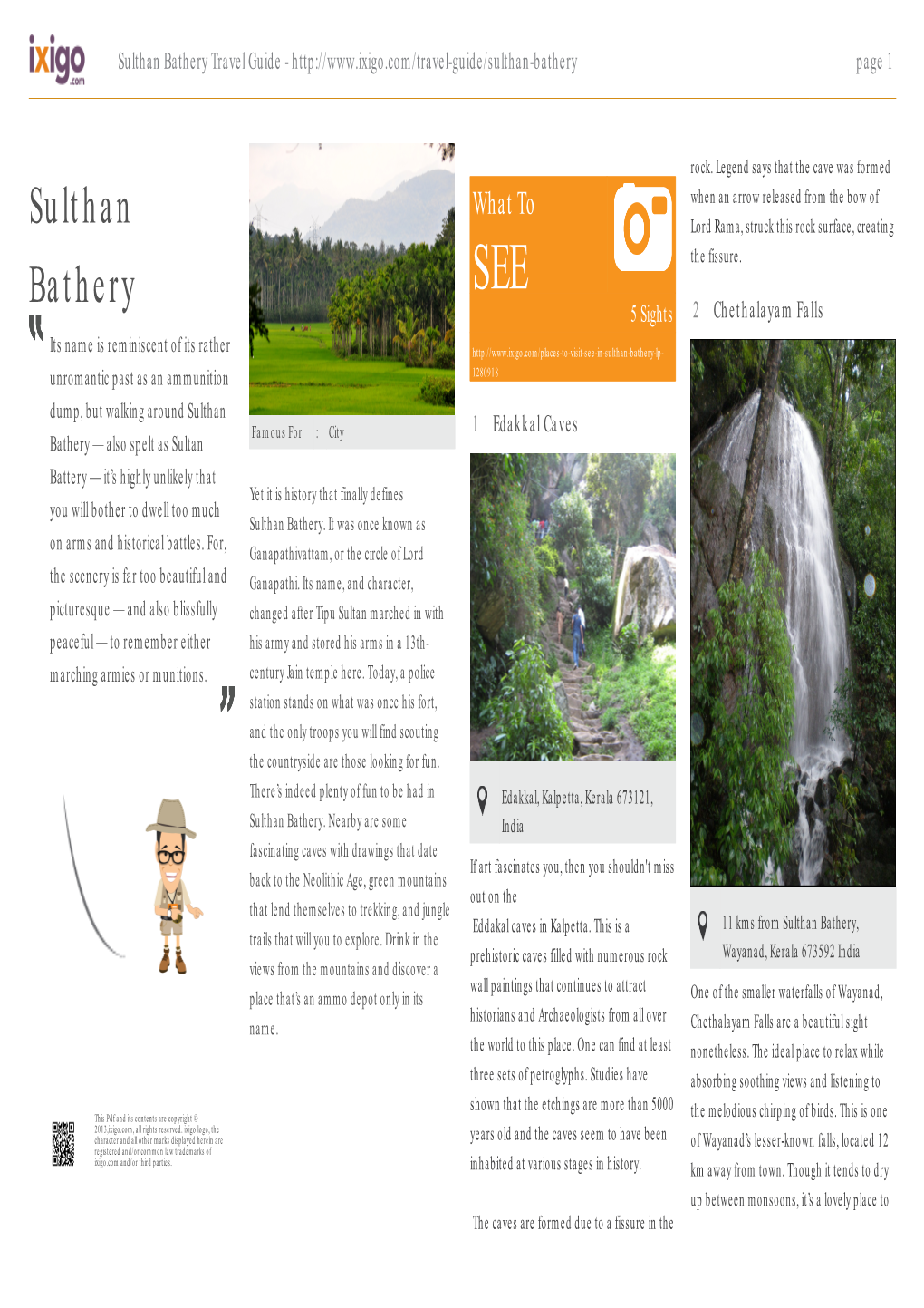 Sulthan Bathery Travel Guide - Page 1