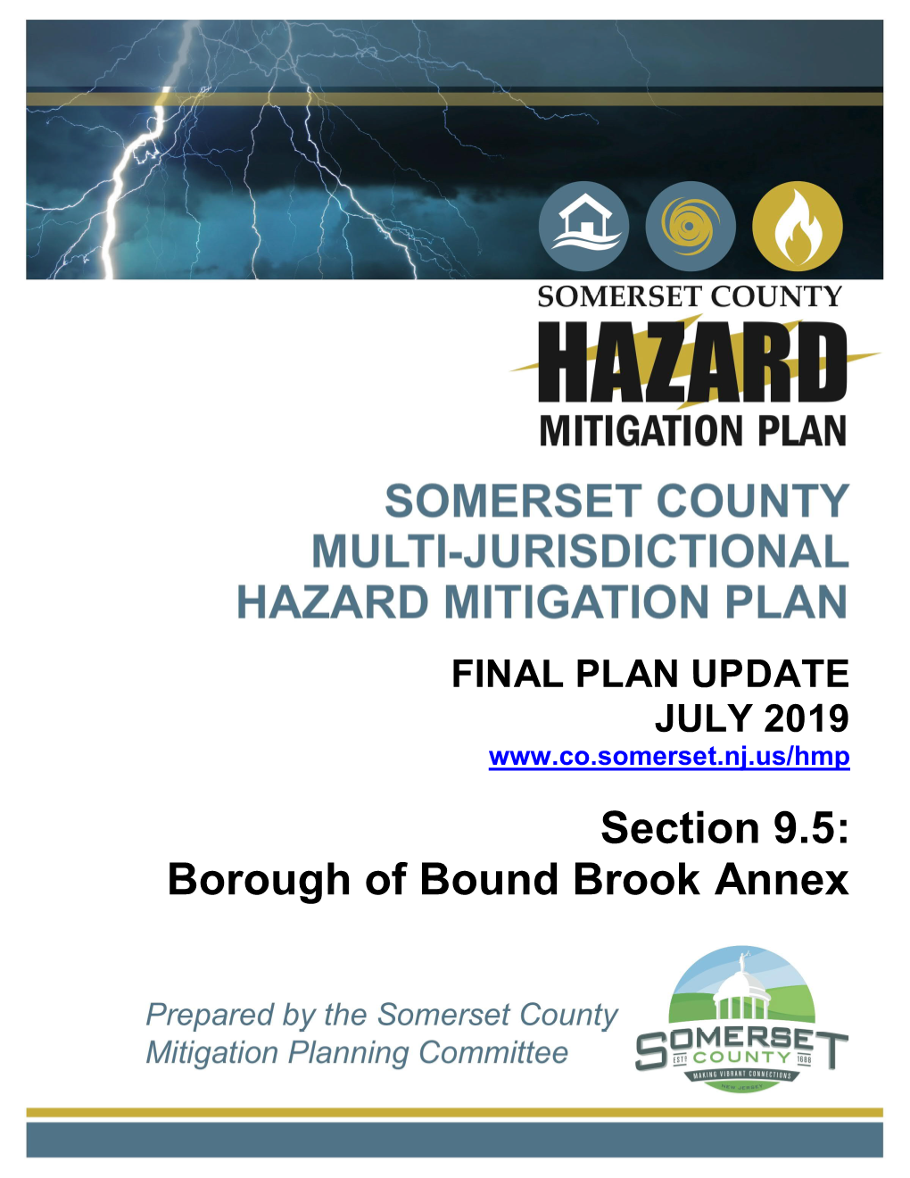 Section 9.5: Borough of Bound Brook Annex SECTION 9.5: BOROUGH of BOUND BROOK