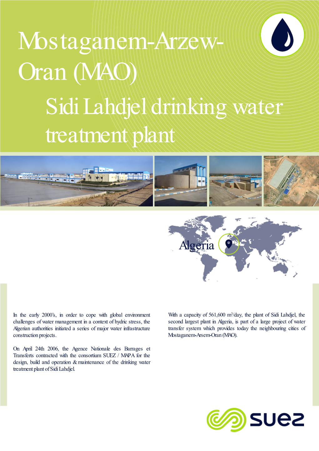 Mostaganem-Arzew-Oran Drinking Water Production Plant