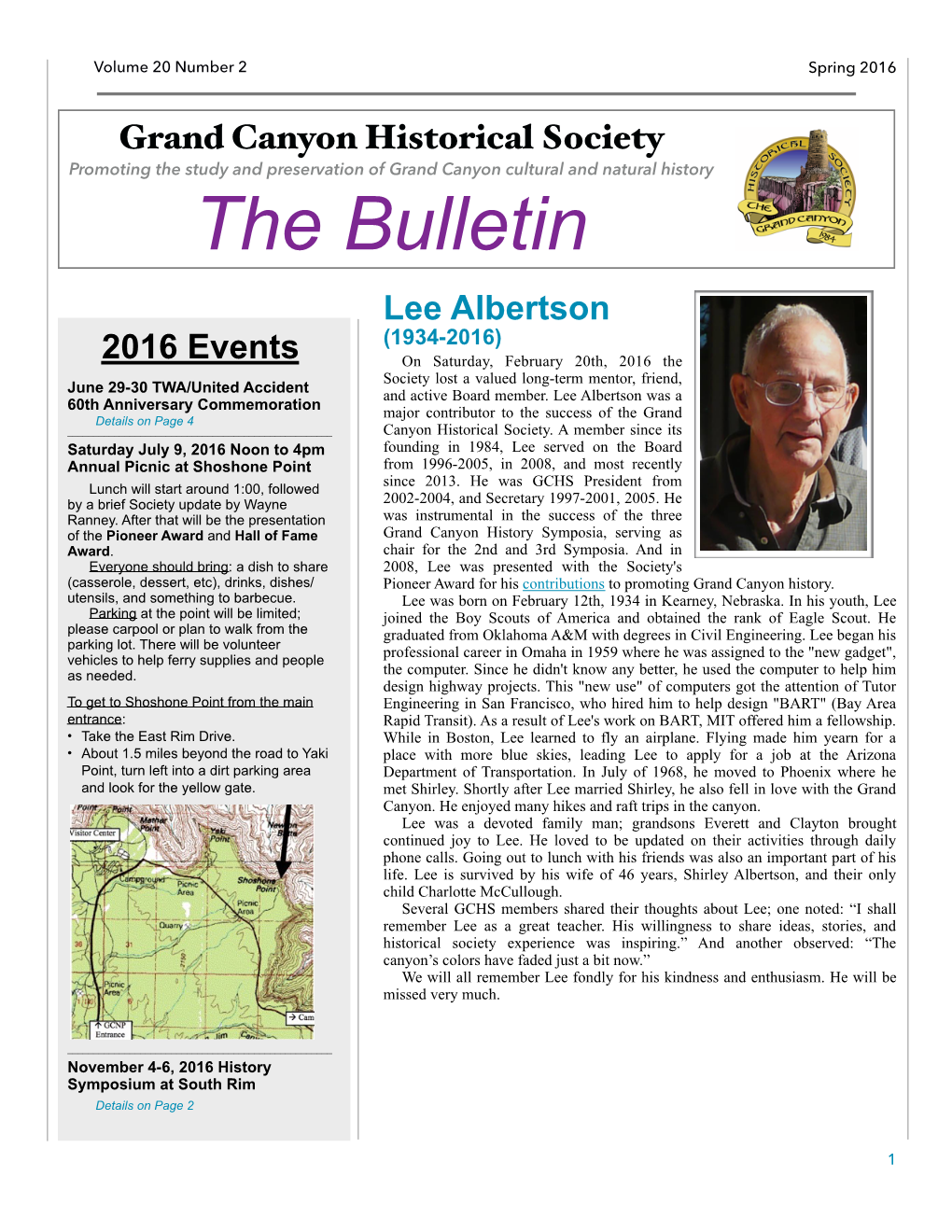 Spring 2016 Bulletin