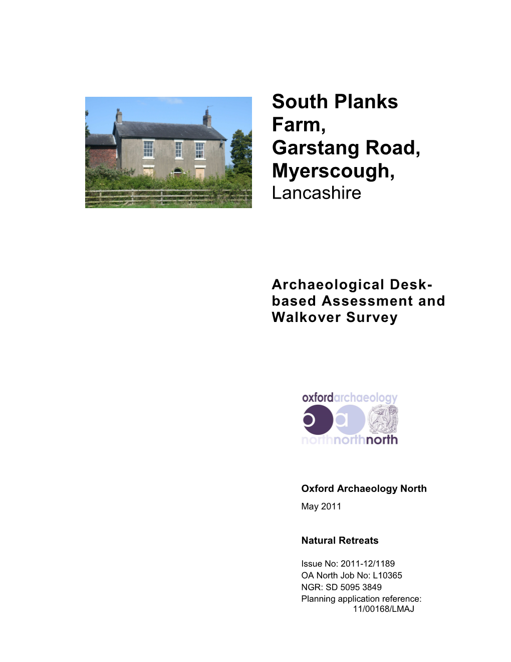 South Planks Farm, Garstang Road, Myerscough, Lancashire