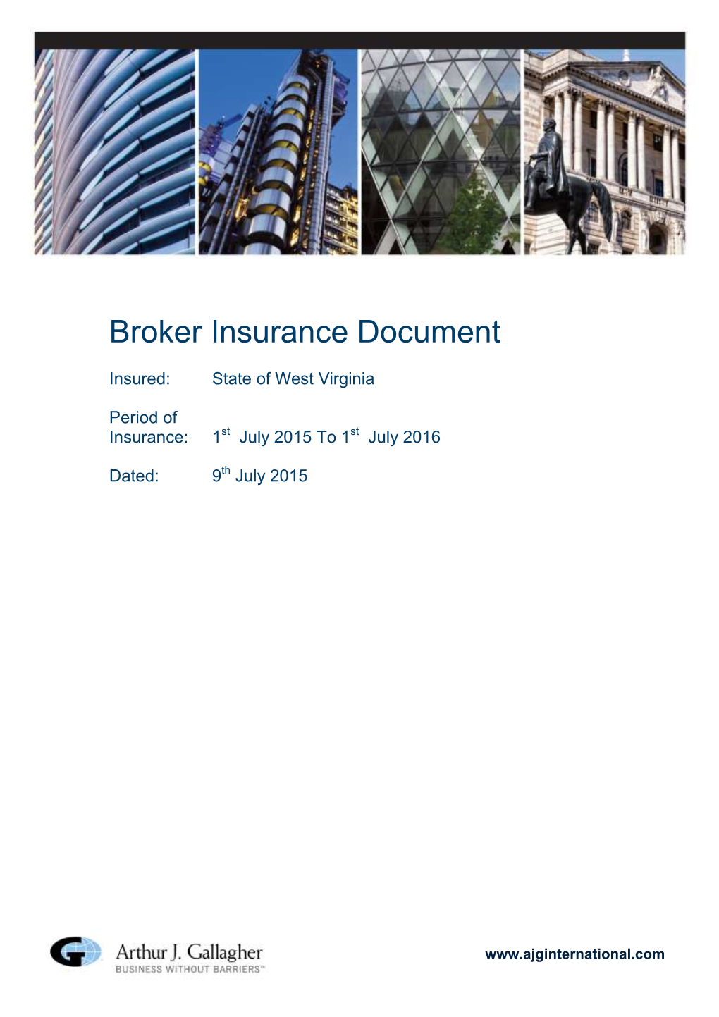 Broker Insurance Document