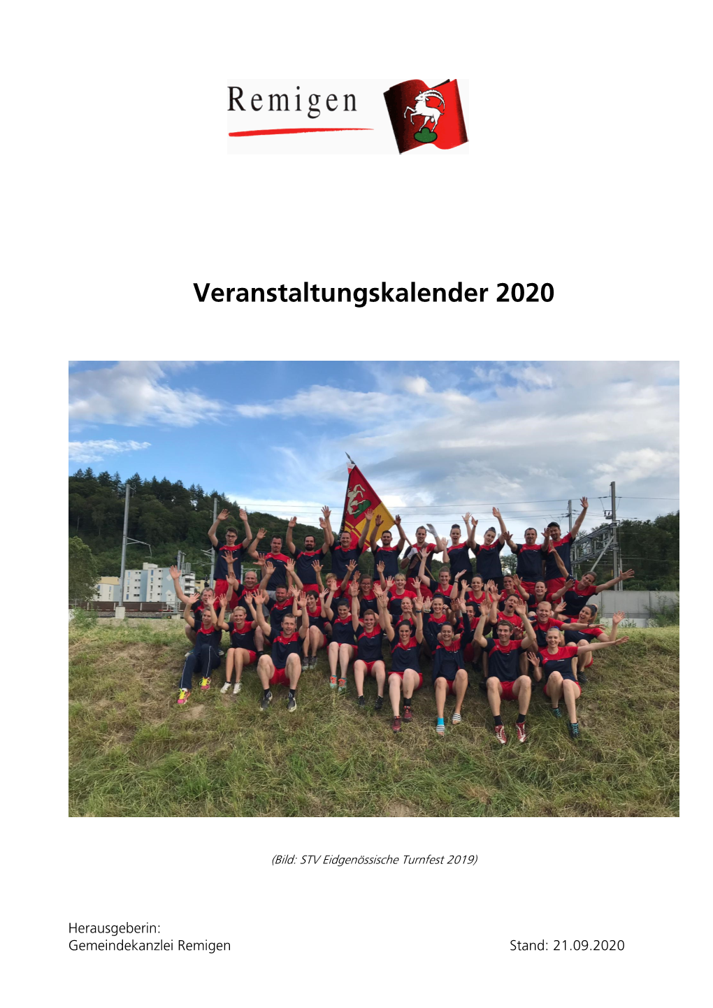 Veranstaltungskalender 2020