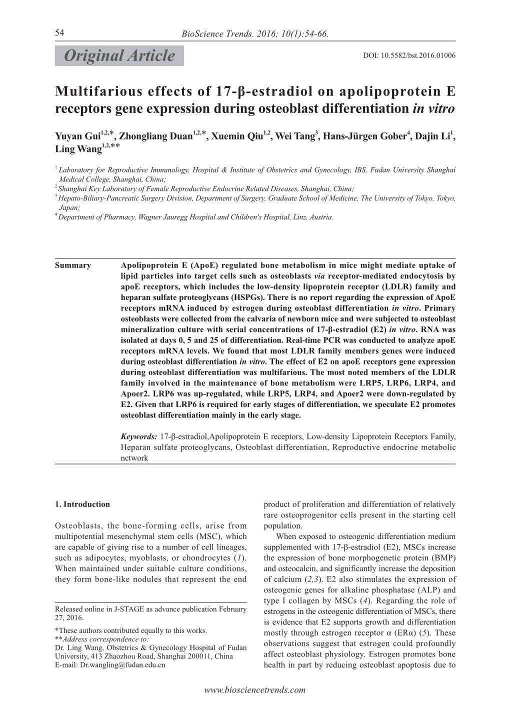 Original Article DOI: 10.5582/Bst.2016.01006