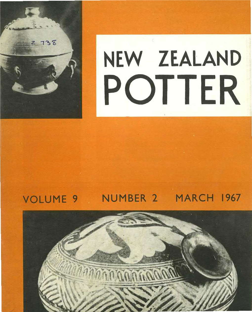 New Zealand Potter Volume 9 Number 2 March 1967