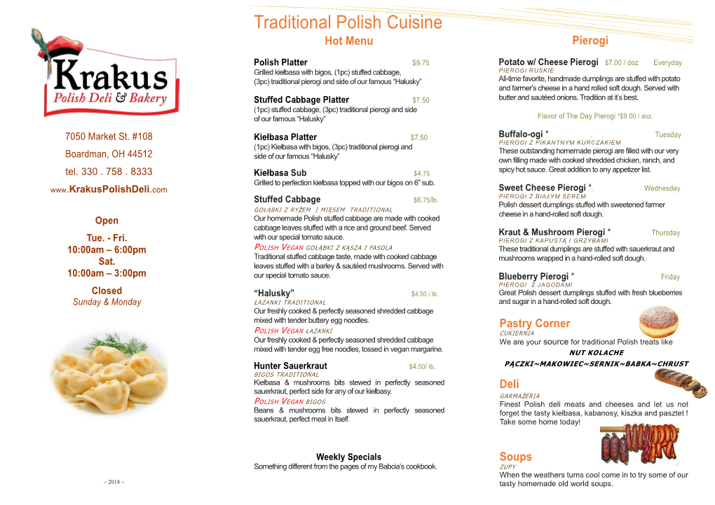 Traditional Polish Cuisine