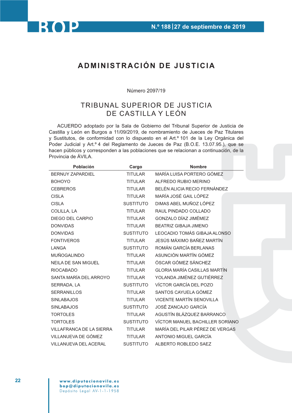 Administración De Justicia