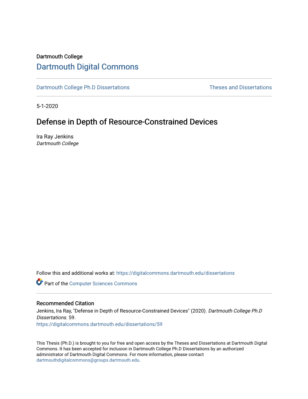 Defense in Depth of Resource-Constrained Devices