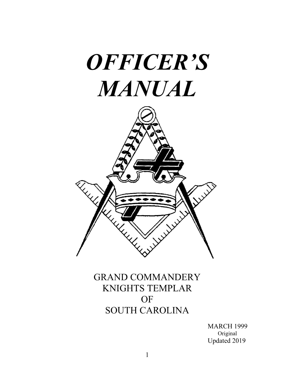 Officer's Manual