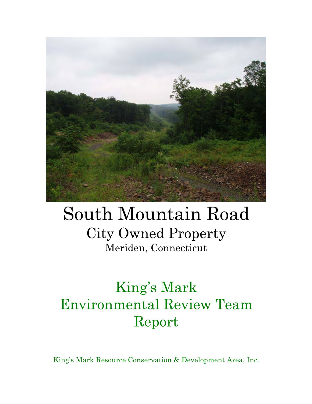 South Mountain Road City Owned Property Meriden, Connecticut