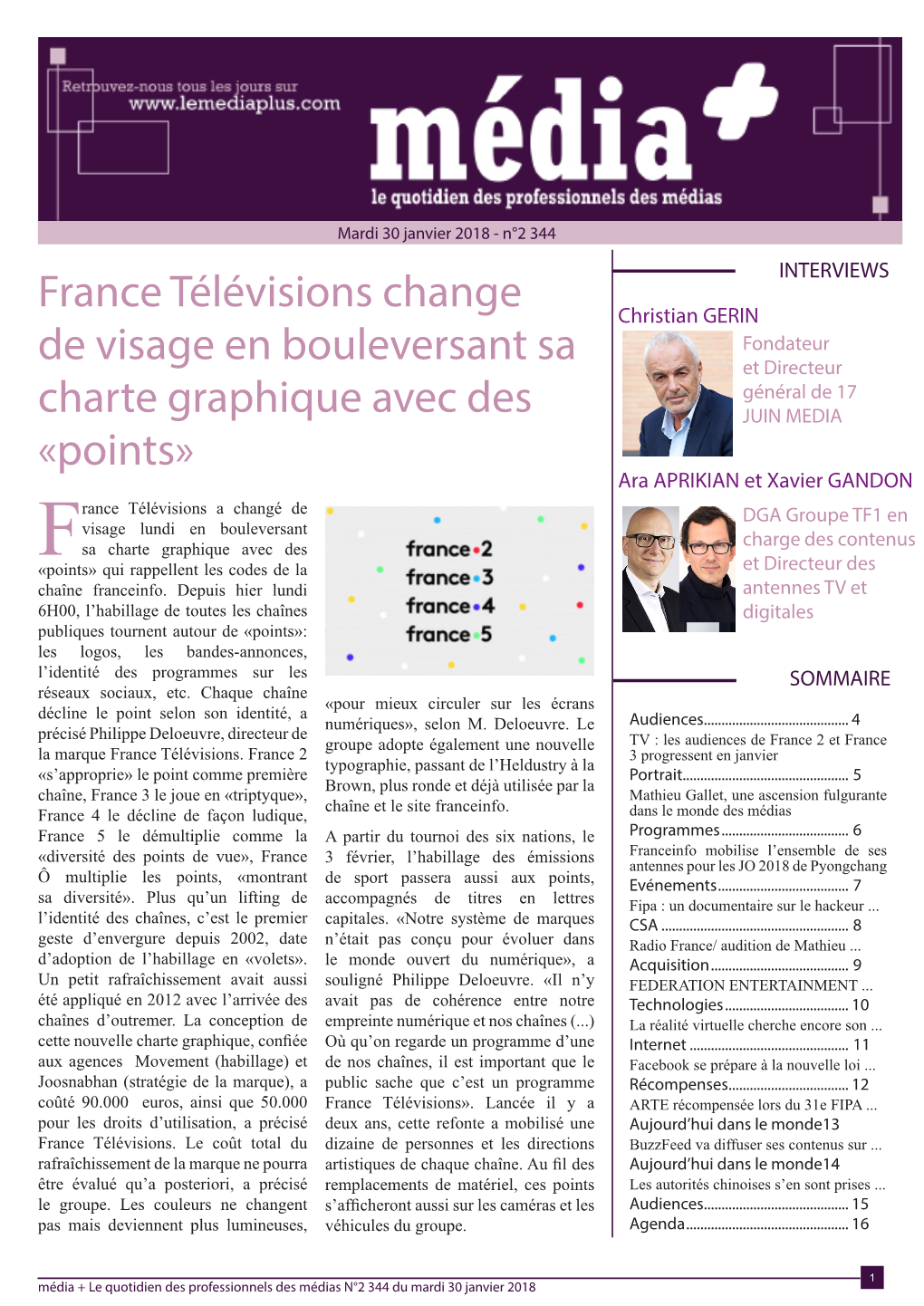 France Télévisions Change De Visage En Bouleversant Sa Charte