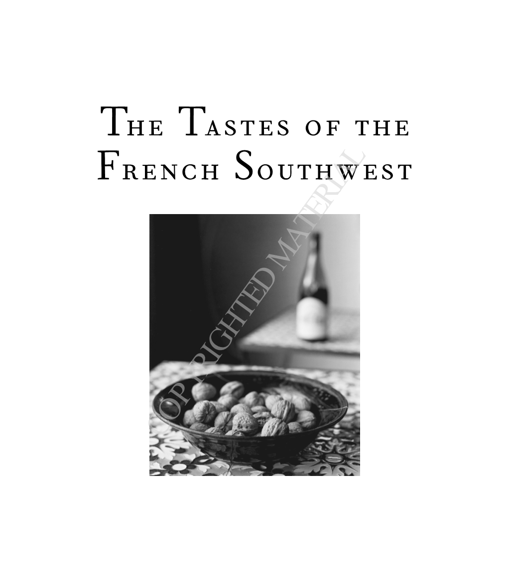 The Tastes of the French Southwest