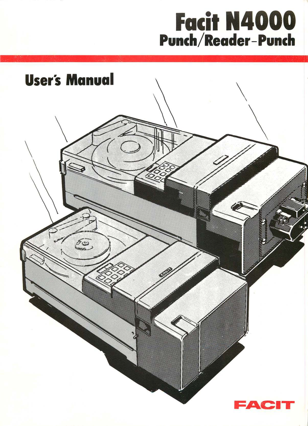 Facit N4000 Punch/Reader-Punch