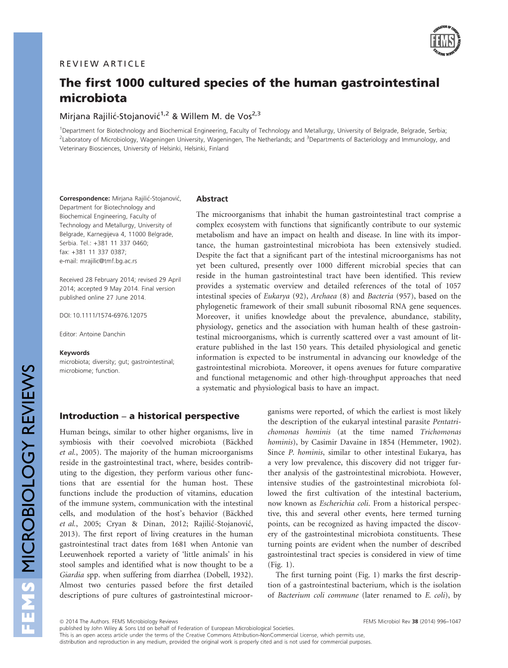 The First 1000 Cultured Species of the Human Gastrointestinal Microbiota