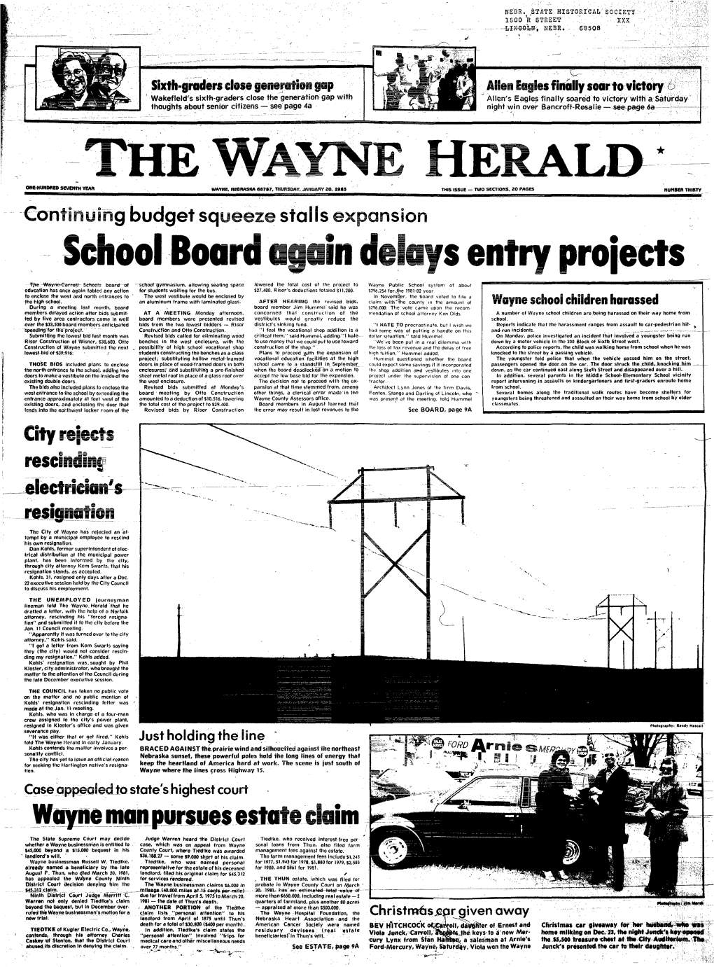 THE WAYNE HERALD-* WAY