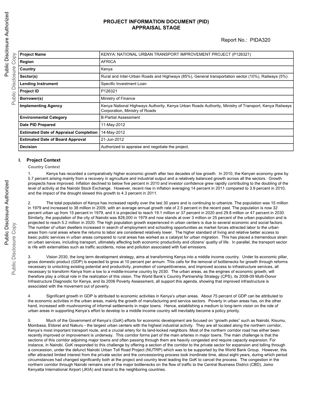 World Bank Document